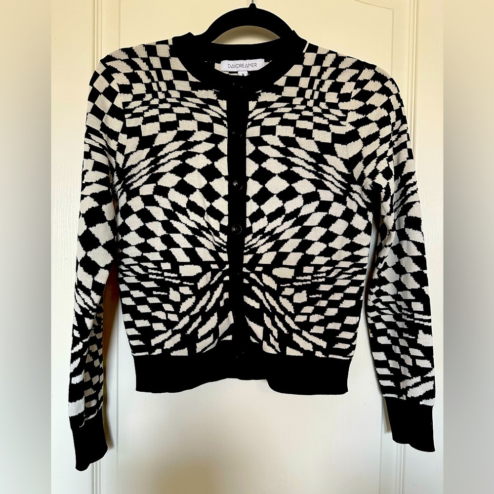 Groovy Daydreamer crop cardigan.